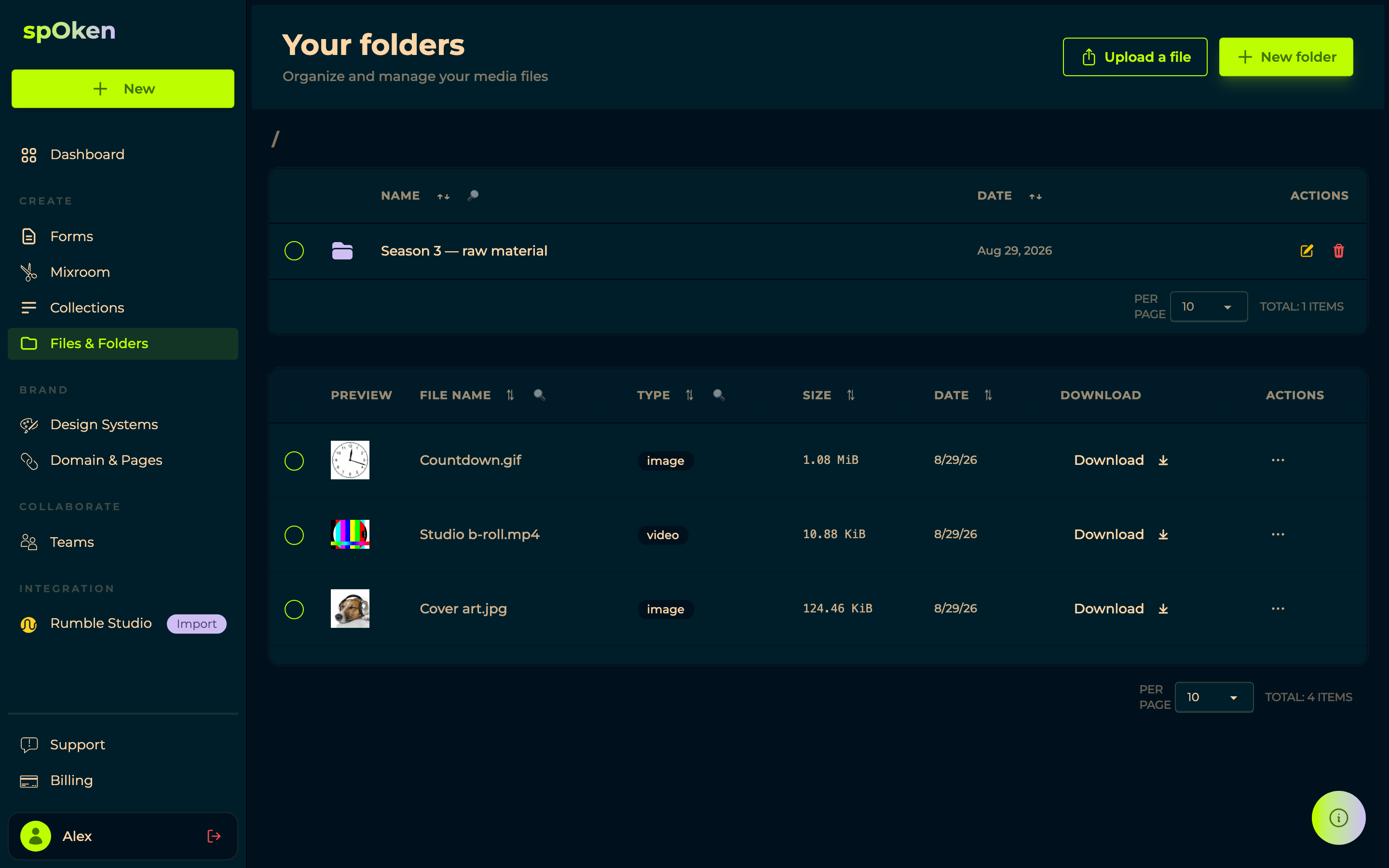 Files & Folders