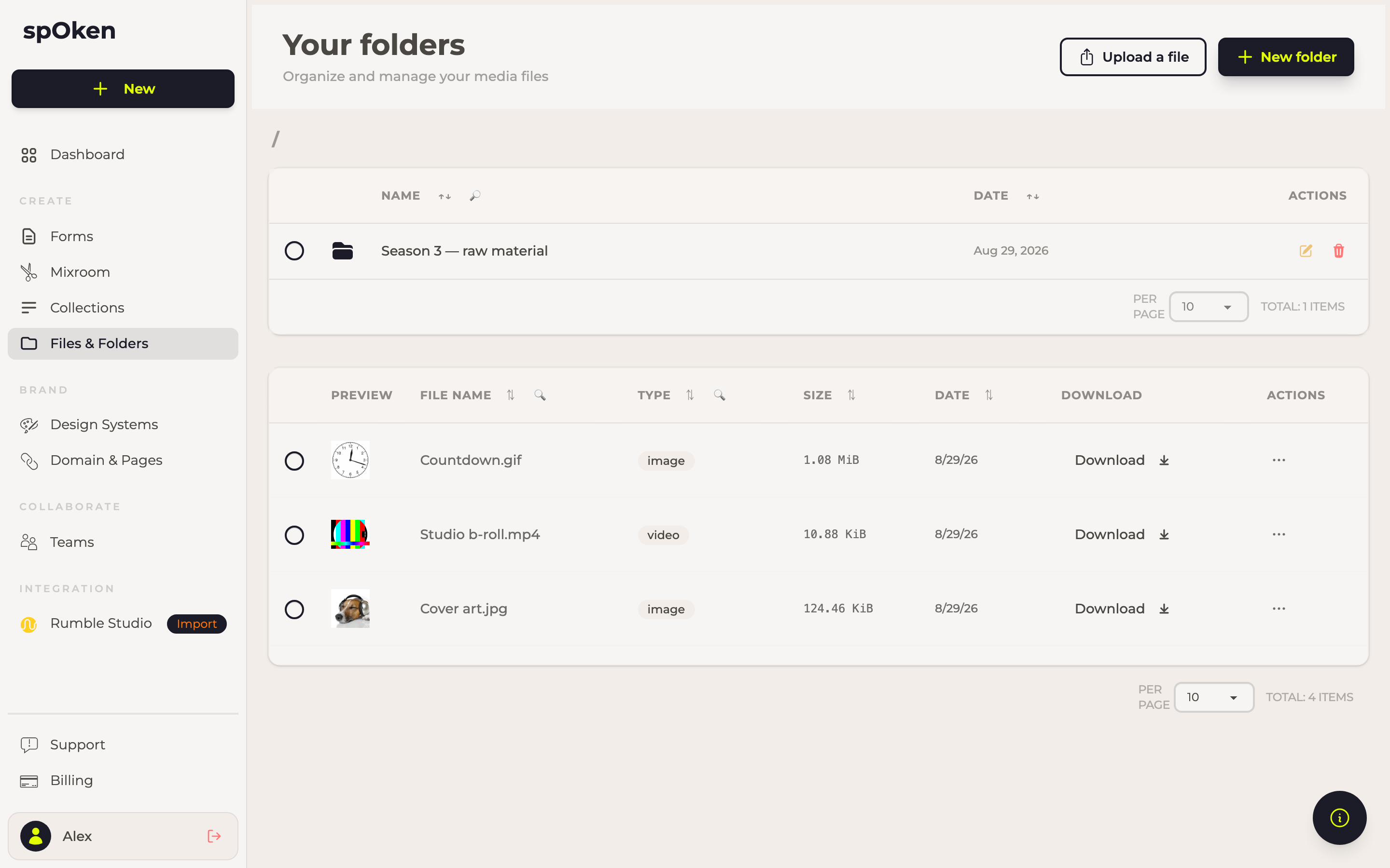 Files & Folders